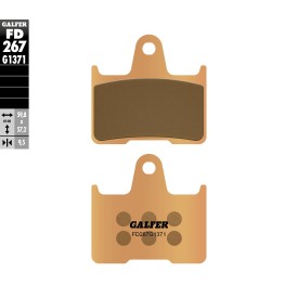 Plaquettes de Frein Galfer FD267G1371