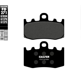Pastiglie Freno Galfer FD271G1054