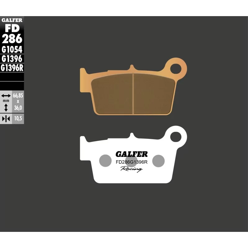 Pastiglie Freno Galfer FD286G1396R Pastiglie Freno Galfer FD286G1396R