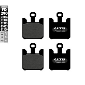 Plaquettes de Frein Galfer FD290G1054