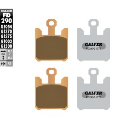 Plaquettes de Frein Galfer FD290G1375