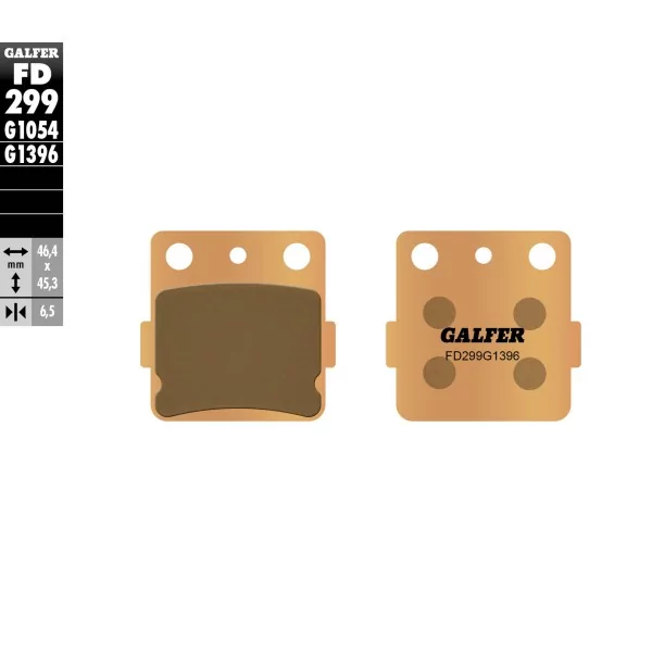 Pastiglie Freno Galfer FD299G1396
