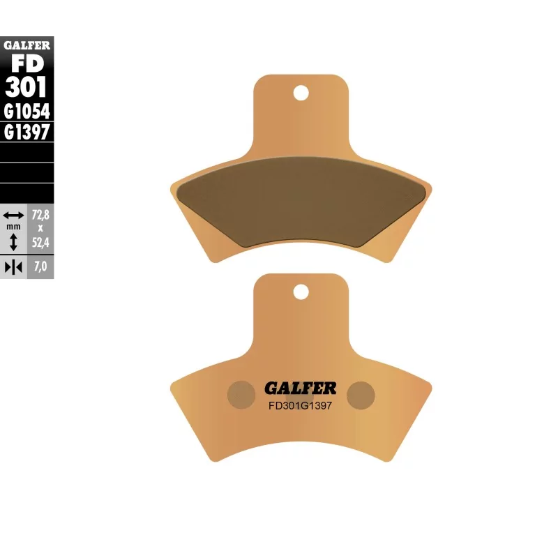 Bremsbeläge Galfer FD301G1397 Bremsbeläge Galfer FD301G1397
