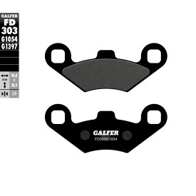 Plaquettes de Frein Galfer FD303G1054