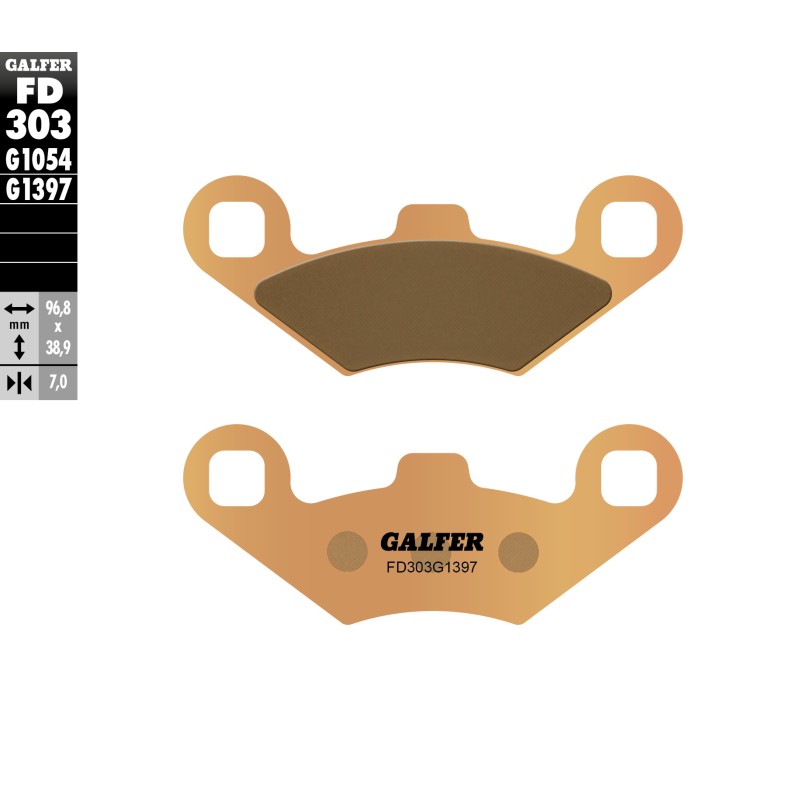 Pastillas de Freno Galfer FD303G1397 Pastillas de Freno Galfer FD303G1397