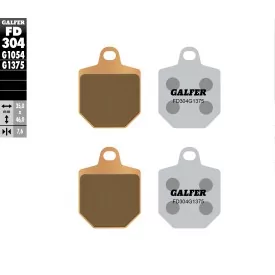 Pastillas de Freno Galfer FD304G1375