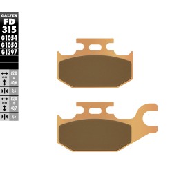 Brake Pads Galfer FD315G1397