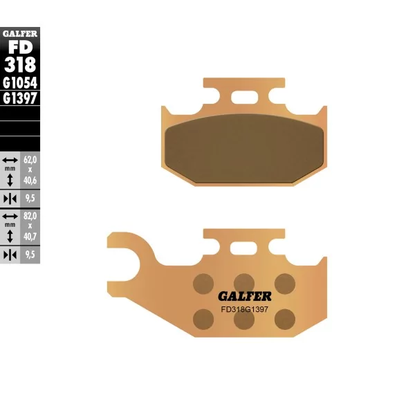 Pastiglie Freno Galfer FD318G1397
