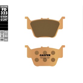 Pastillas de Freno Galfer FD323G1397