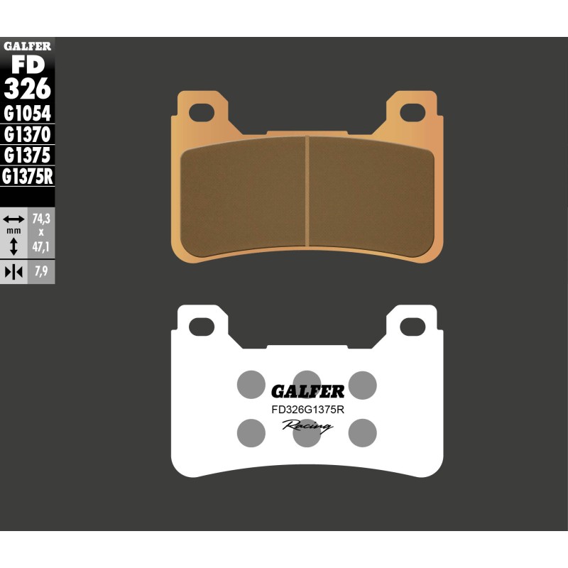 Plaquettes de Frein Galfer FD326G1375R Plaquettes de Frein Galfer FD326G1375R