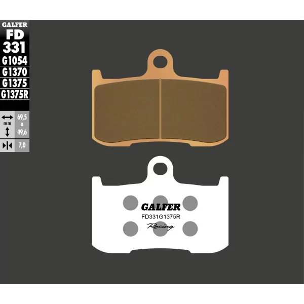 Plaquettes de Frein Galfer FD331G1375R