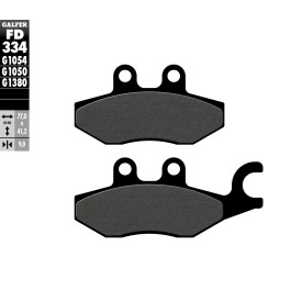 Plaquettes de Frein Galfer FD334G1050