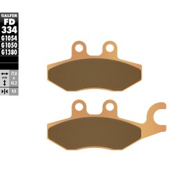 Plaquettes de Frein Galfer FD334G1380