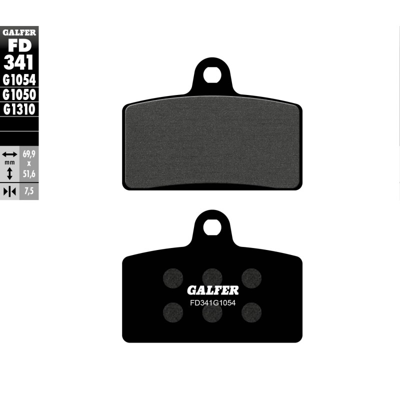 Pastiglie Freno Galfer FD341G1054 Pastiglie Freno Galfer FD341G1054
