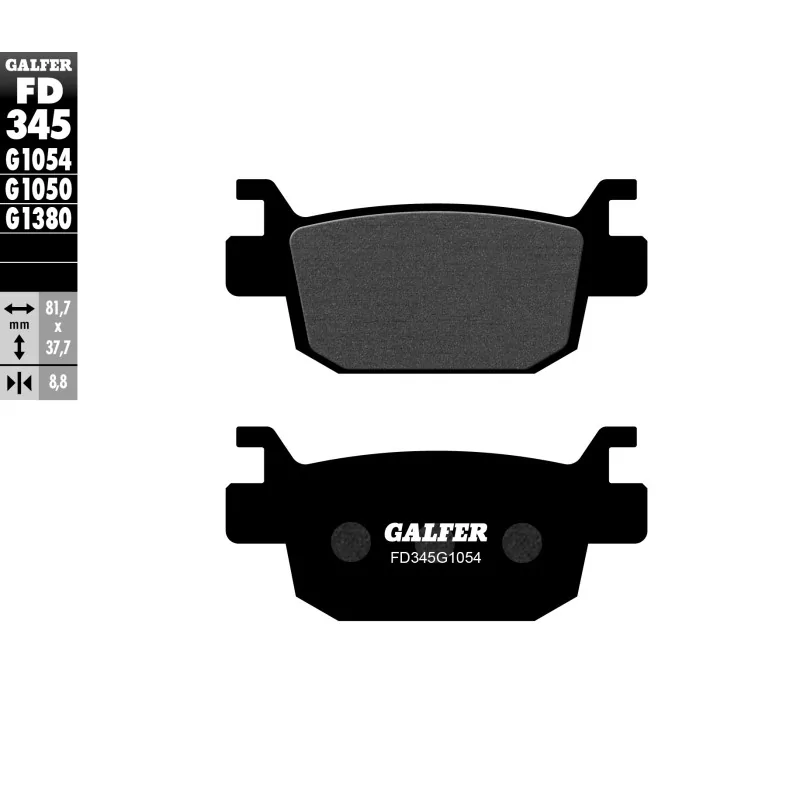 Pastillas de Freno Galfer FD345G1054 Pastillas de Freno Galfer FD345G1054