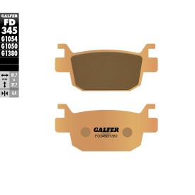 Pastillas de Freno Galfer FD345G1380