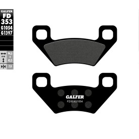 Plaquettes de Frein Galfer FD353G1054