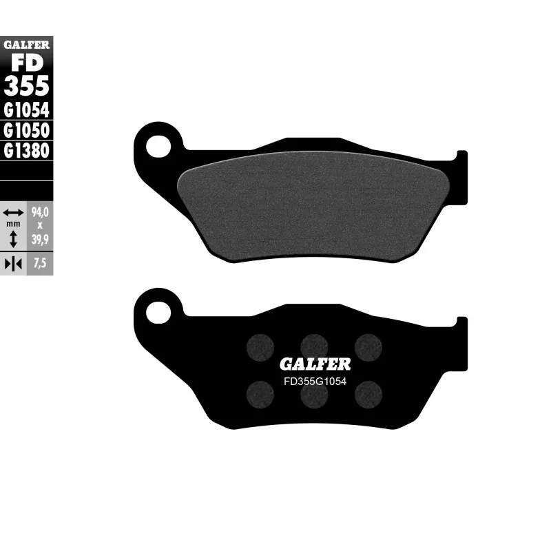 Pastillas de Freno Galfer FD355G1054 Pastillas de Freno Galfer FD355G1054