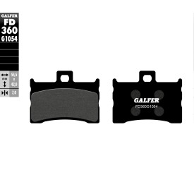 Pastiglie Freno Galfer FD360G1054