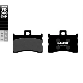 Pastillas de Freno Galfer FD360G1054