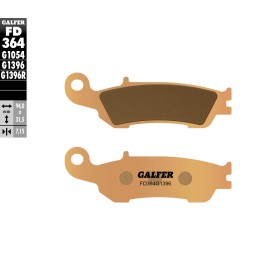 Bremsbeläge Galfer FD364G1396