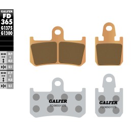 Pastiglie Freno Galfer FD365G1375