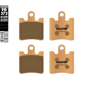 Pastiglie Freno Galfer FD372G1370