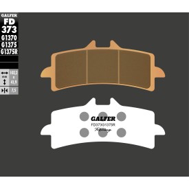 Plaquettes de Frein Galfer FD373G1375R