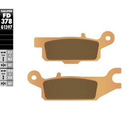 Brake Pads Galfer FD378G1397