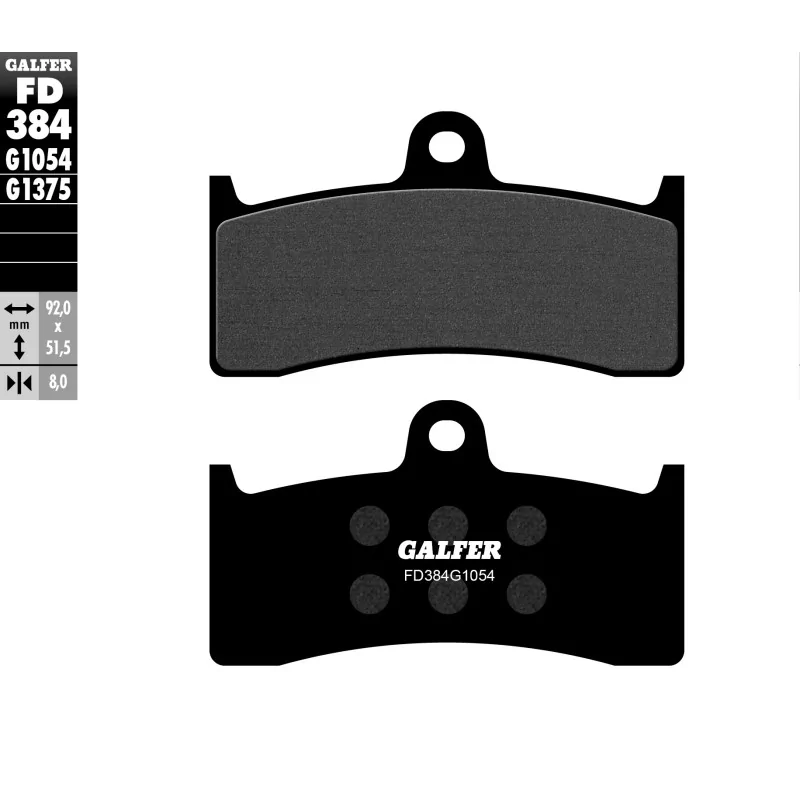 Bremsbeläge Galfer FD384G1054 Bremsbeläge Galfer FD384G1054