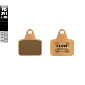 Pastiglie Freno Galfer FD391G1310