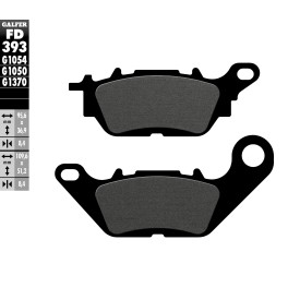 Plaquettes de Frein Galfer FD393G1050