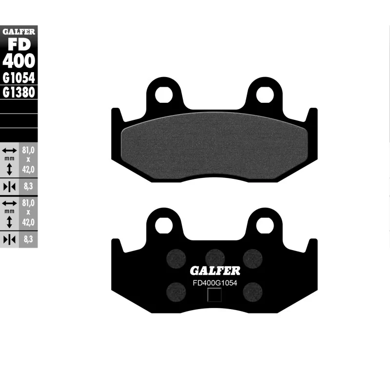 Brake Pads Galfer FD400G1054