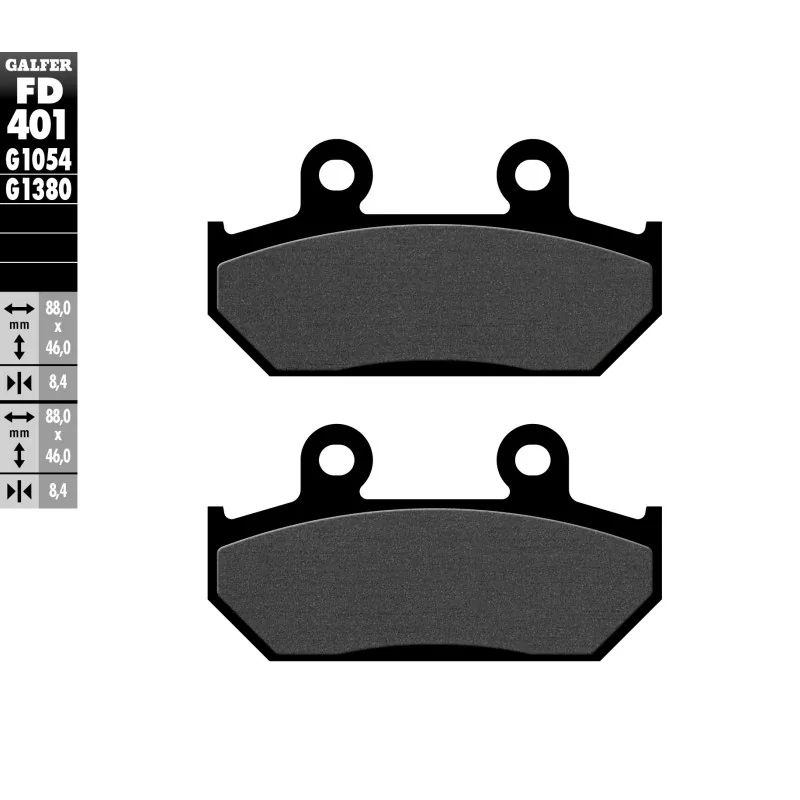 Brake Pads Galfer FD401G1054
