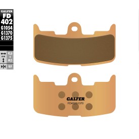 Plaquettes de Frein Galfer FD402G1370