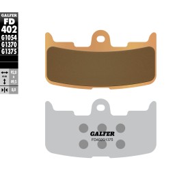 Pastillas de Freno Galfer FD402G1375