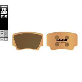 Plaquettes de Frein Galfer FD408G1397