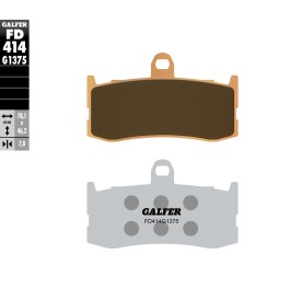 Pastiglie Freno Galfer FD414G1375