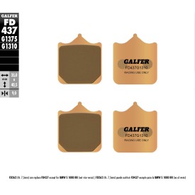 Plaquettes de Frein Galfer FD437G1310