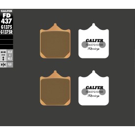 Brake Pads Galfer FD437G1375R