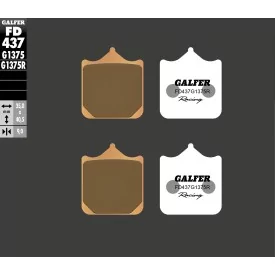 Brake Pads Galfer FD437G1375R