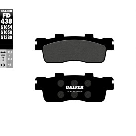 Pastiglie Freno Galfer FD438G1054