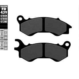 Plaquettes de Frein Galfer FD439G1054
