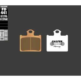 Plaquettes de Frein Galfer FD441G1396R