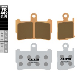 Bremsbeläge Galfer FD442G1375