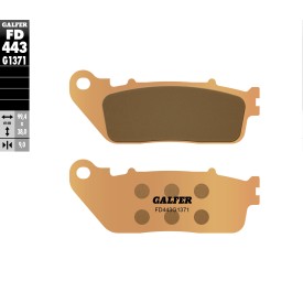 Plaquettes de Frein Galfer FD443G1371