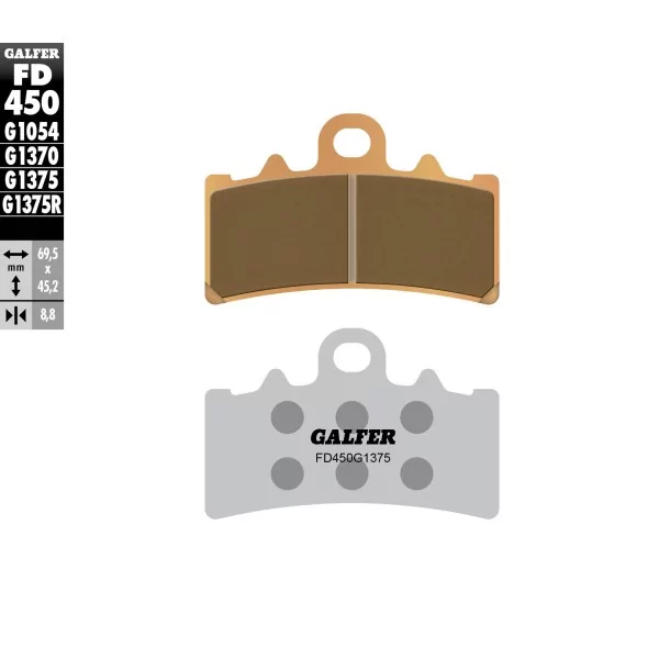 Pastiglie Freno Galfer FD450G1375
