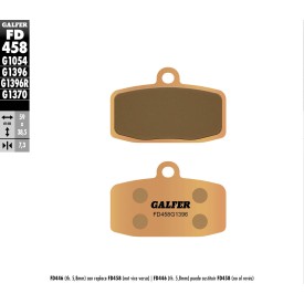 Pastillas de Freno Galfer FD458G1396