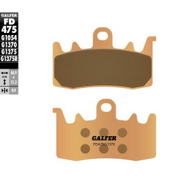 Plaquettes de Frein Galfer FD475G1370