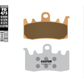 Plaquettes de Frein Galfer FD475G1375